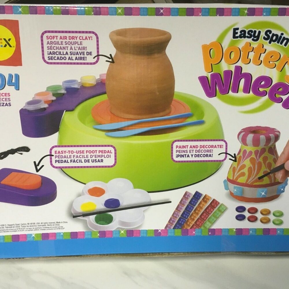 Alex Easy Spin Pottery Wheel 104 pc set